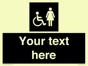 Custom information: black panel disabled and female